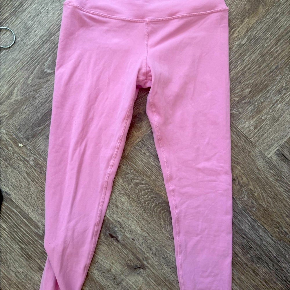 ALO soft pink leggings M as new